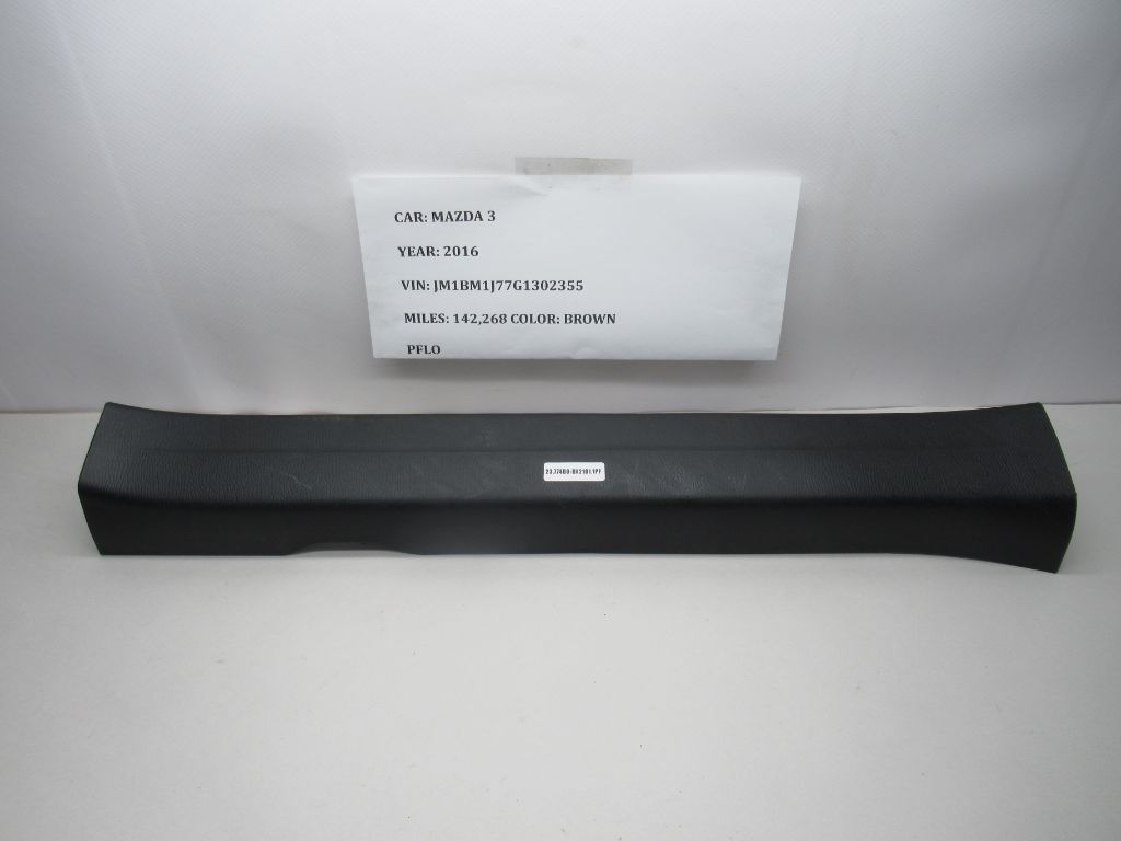 2014-2018 Mazda 3 Passenger Side Front Door Sill Trim  BHN9-68720 OEM