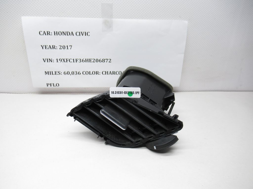 2016-2018 Honda Civic Side AC HEAT Air Vent FL 77620TBA OEM