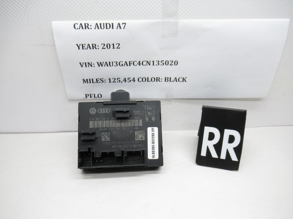 2012-2018 AUDI A7 Rear Right Window Control Module 4G8959795 OEM