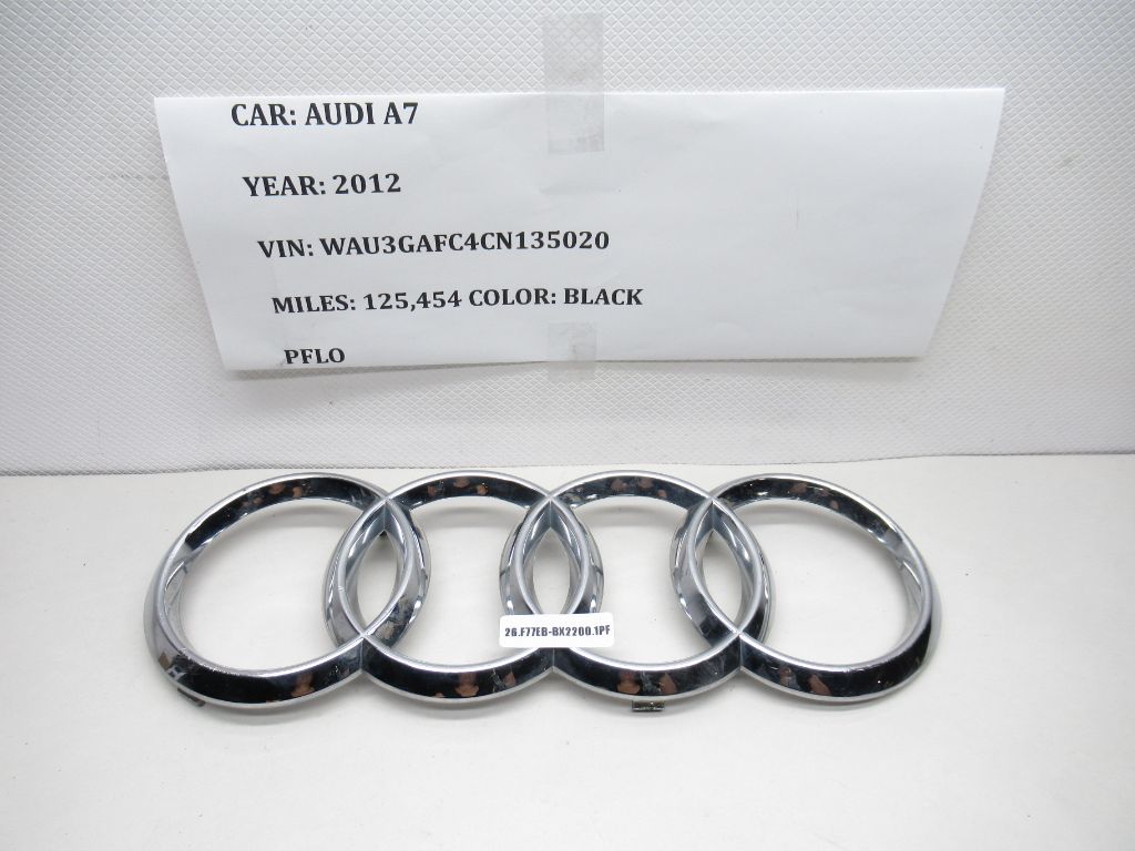 2012-2018 AUDI A7 Front Emblem Badge Rings 4H0853605B OEM