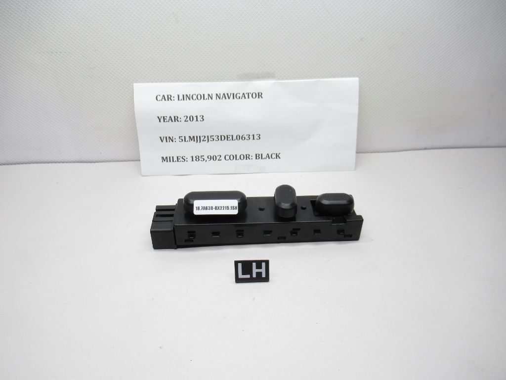 07-17 Lincoln Navigator Left Hand Power Seat Control Switch 9L3T-14B709-FAW OEM