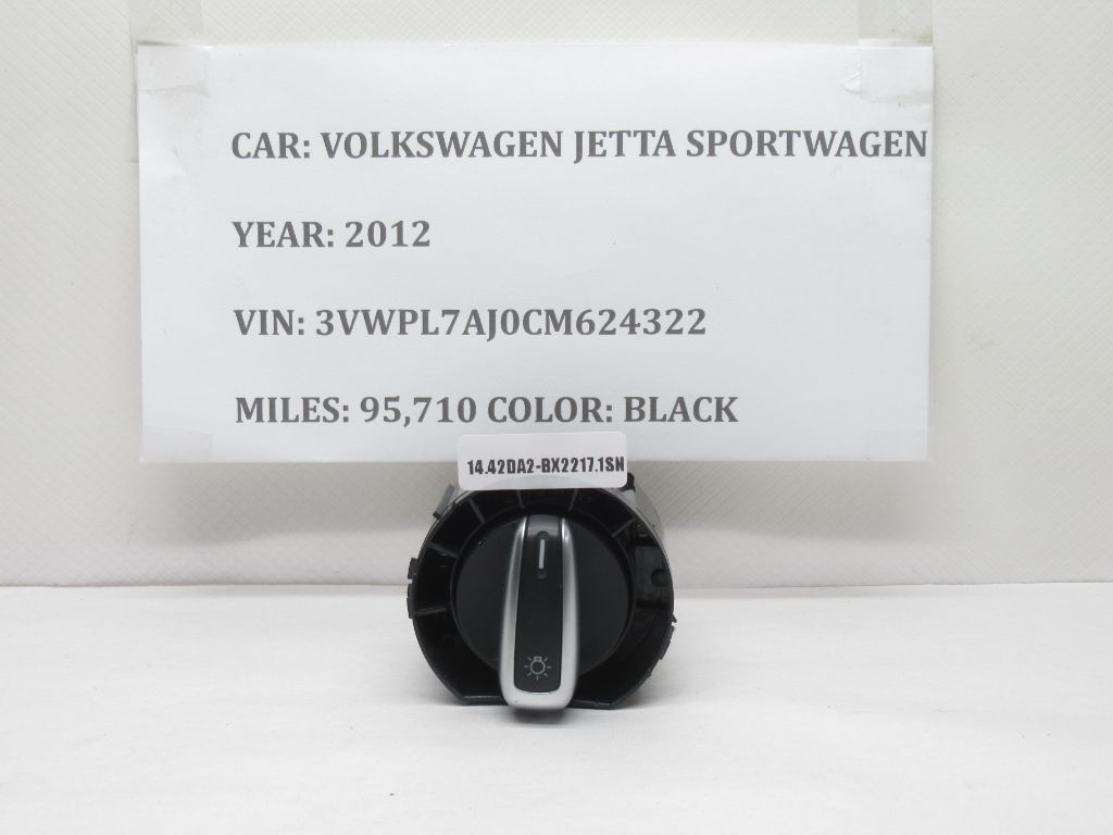 12-14 VW JETTA SportWagen Headlight Control Switch 3C8941431F OEM