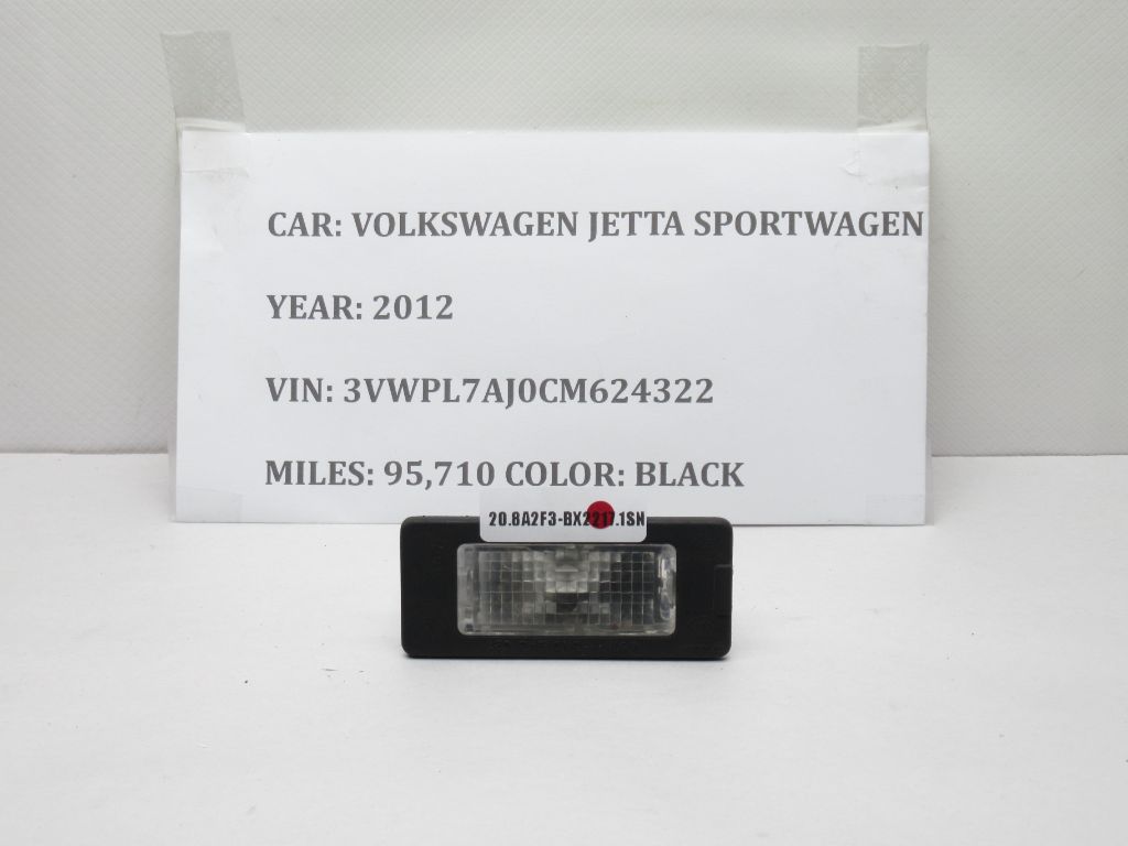 2011-2014 Volkswagen Jetta Rear License Plate Light 5N0943021 OEM