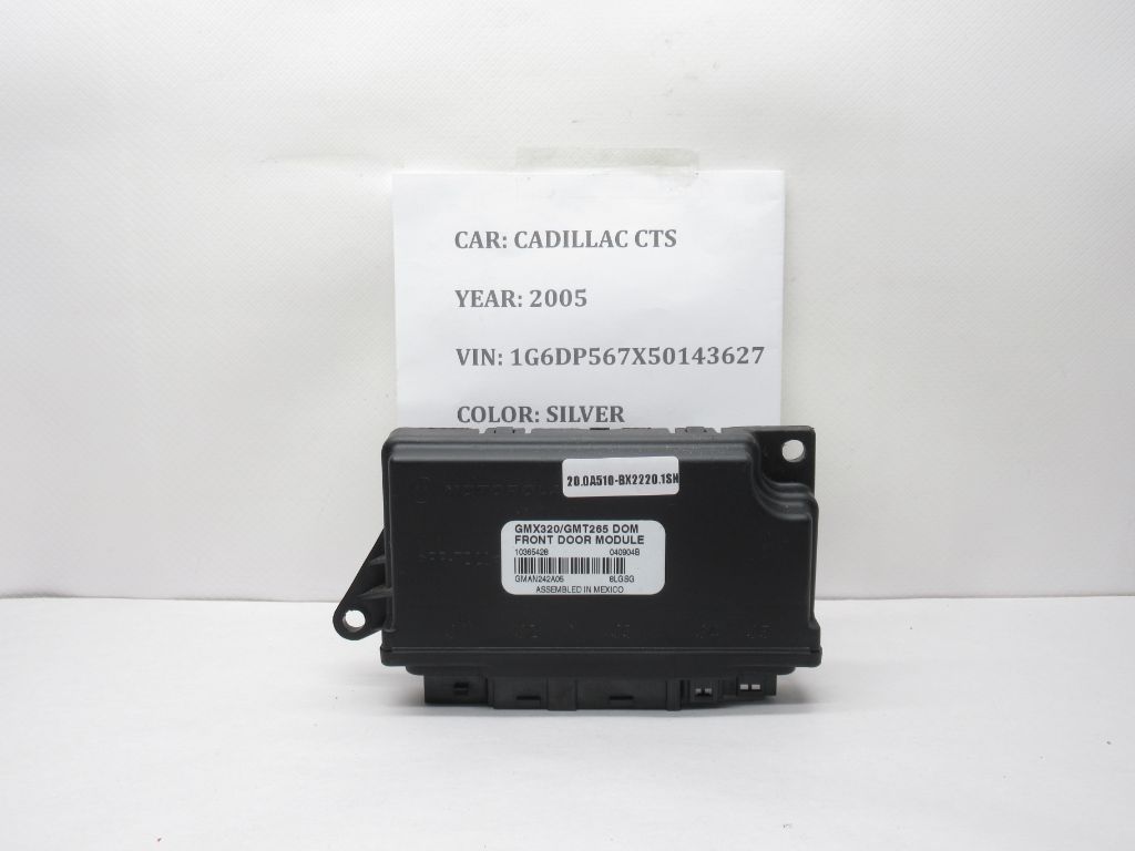 2004-2007 Cadillac CTS Front Door Lock Control Unit Module 10365428 OEM