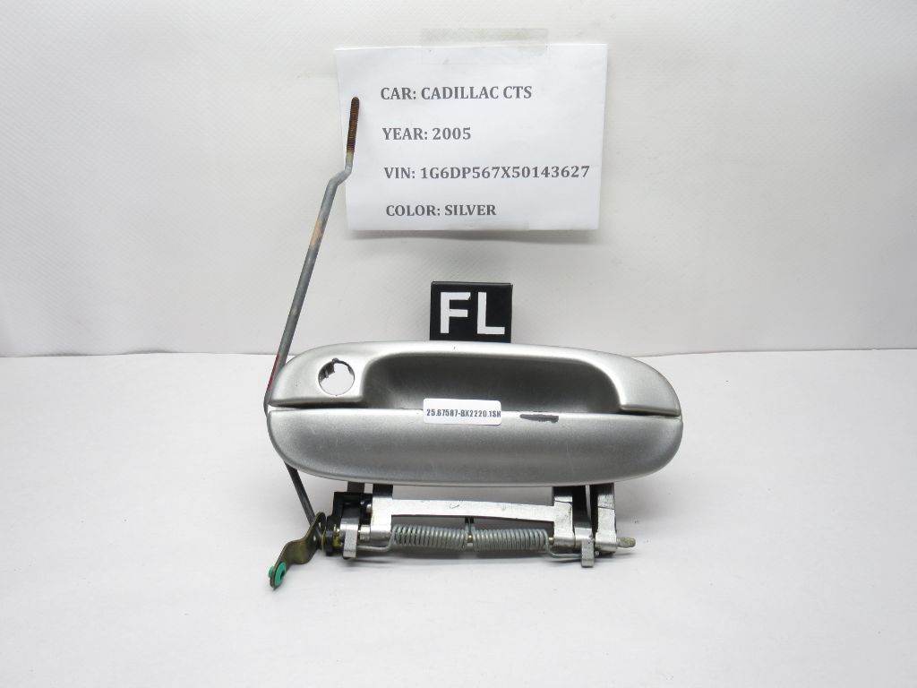 03-07 Cadillac CTS Left Driver Front Exterior Door Handle 129-00316L OEM