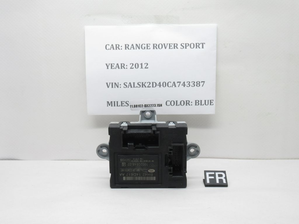 06-13 Range Rover Sport Front Right Door Control Module Unit BH4214D617AA OEM