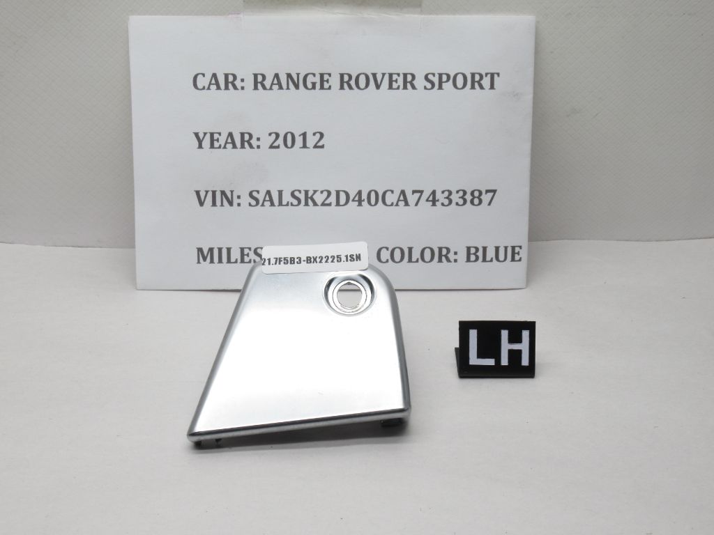10-13 Land Rover Range Sport LH Center Console Chrome Hinge Cover FJV501090 OEM