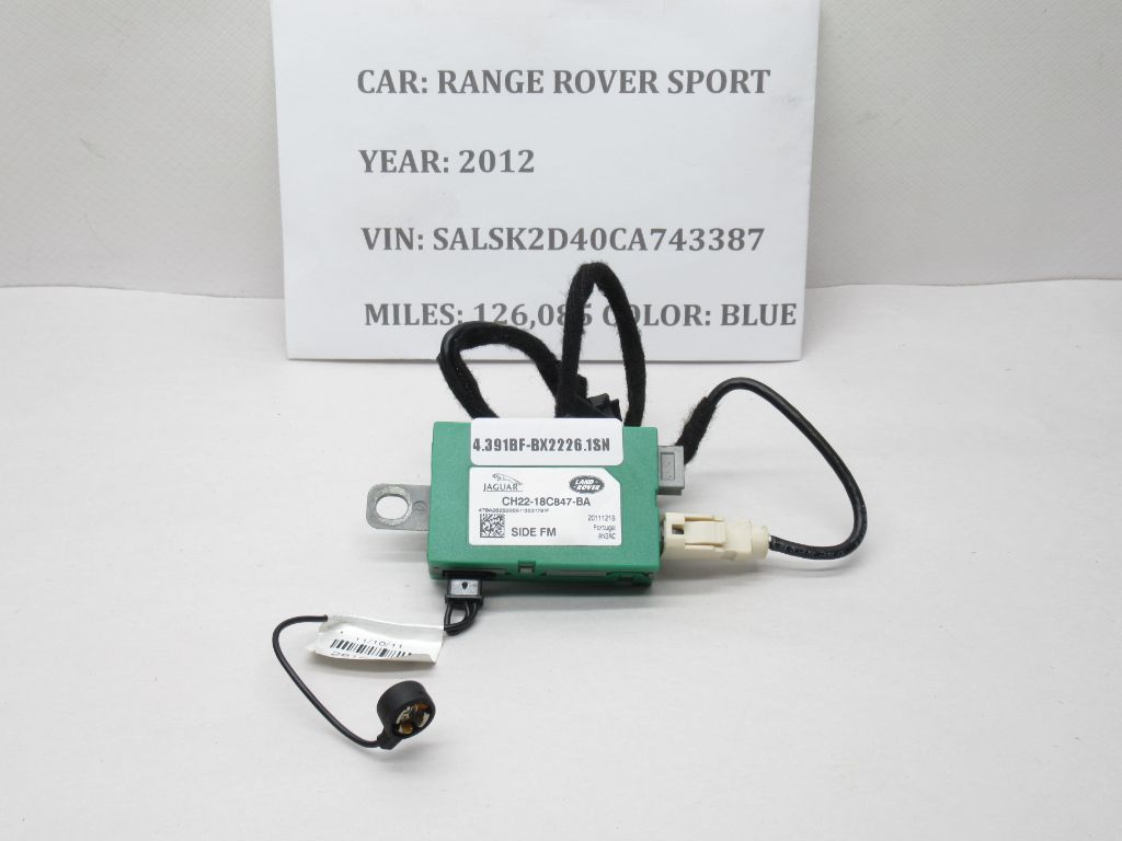 12-13 Land Rover Range Rover Sport Radio Antenna Amplifier CH22-18C847-BA OEM