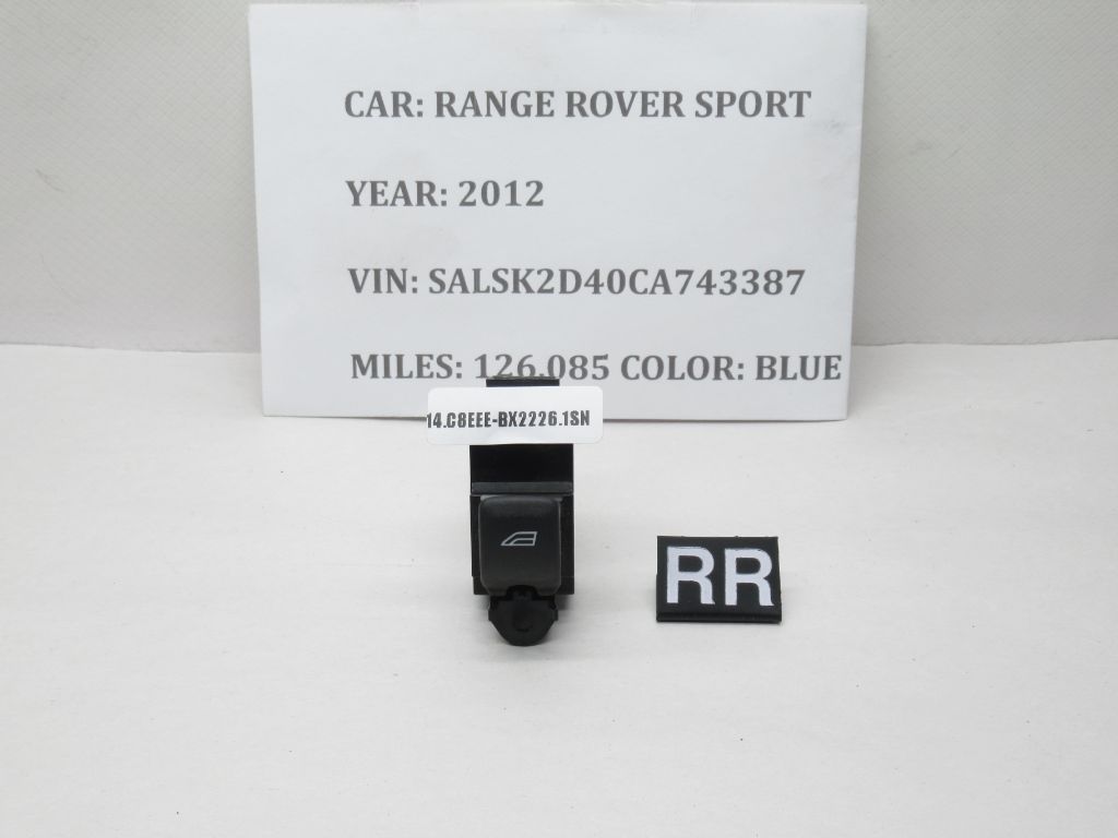 2010-2013 RANGE ROVER SPORT Rear Right Window Switch AH22-14717-AB OEM