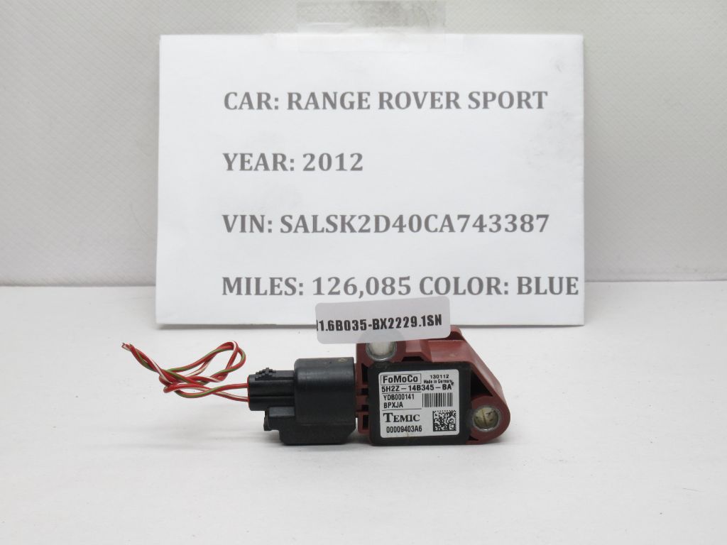 2010-2012 Range Rover Sport Impact Sensor 5H2Z-14B345-BA OEM
