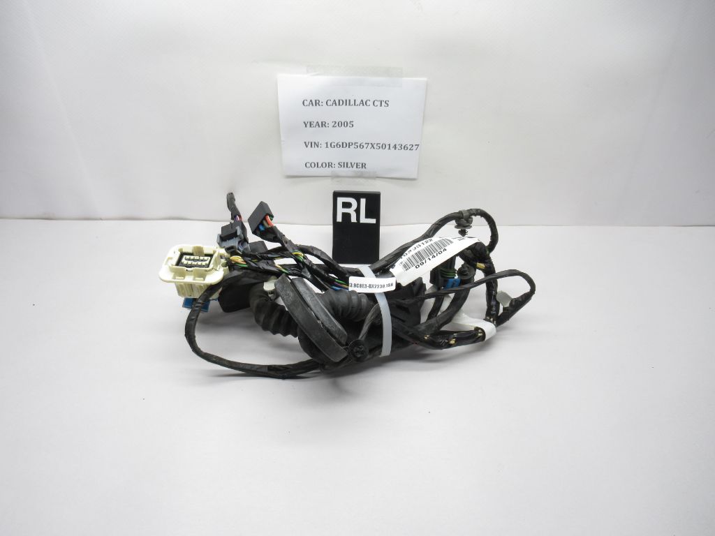2003-2007 Cadillac CTS Rear Left Driver Door Wire Harness 10395122 OEM