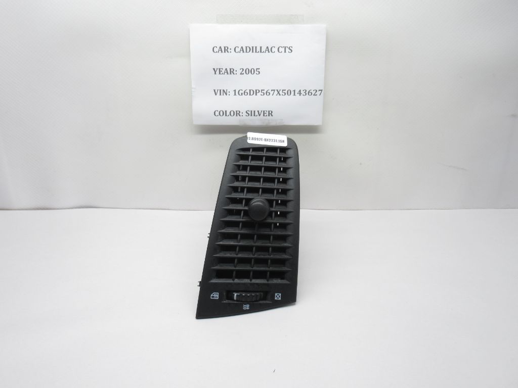 2003-2007 Cadillac CTS Left Side Dash Air Vent Trim M1516D1410 OEM