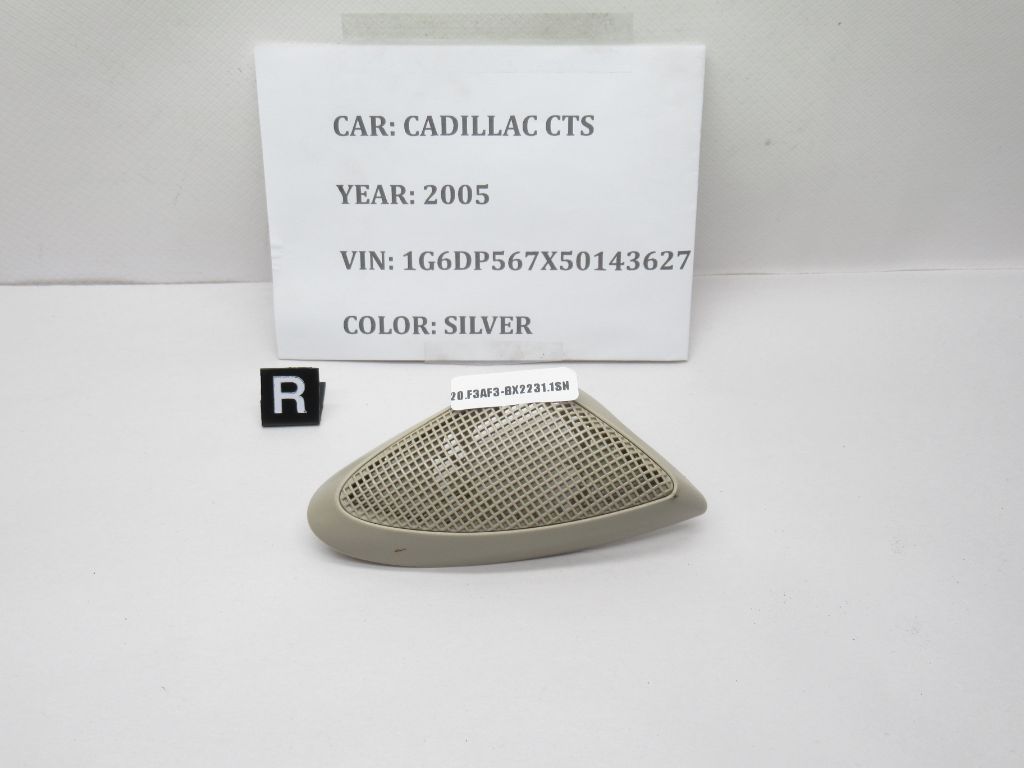 2003-2007 Cadillac CTS Front Right Tweeter Speaker Cover 09354879 OEM