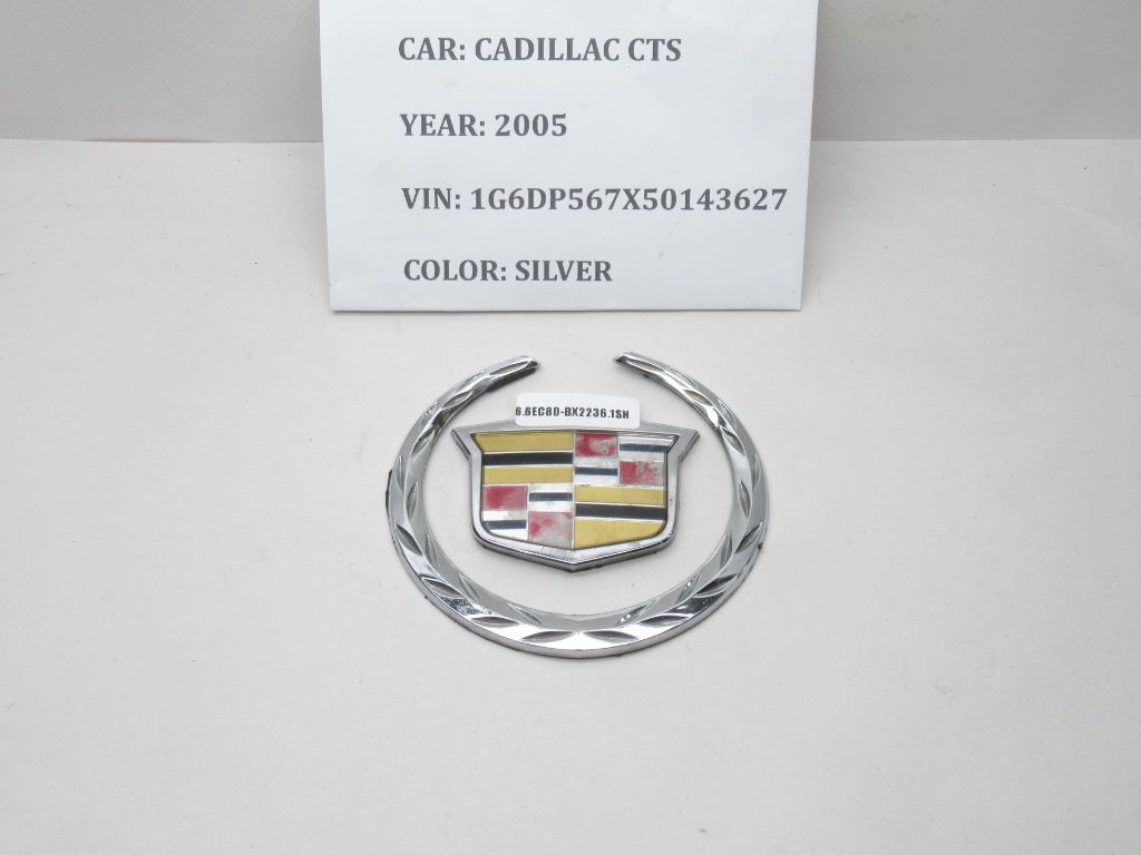 2005-2007 Cadillac CTS Crest & Wreath Emblem Logo OEM