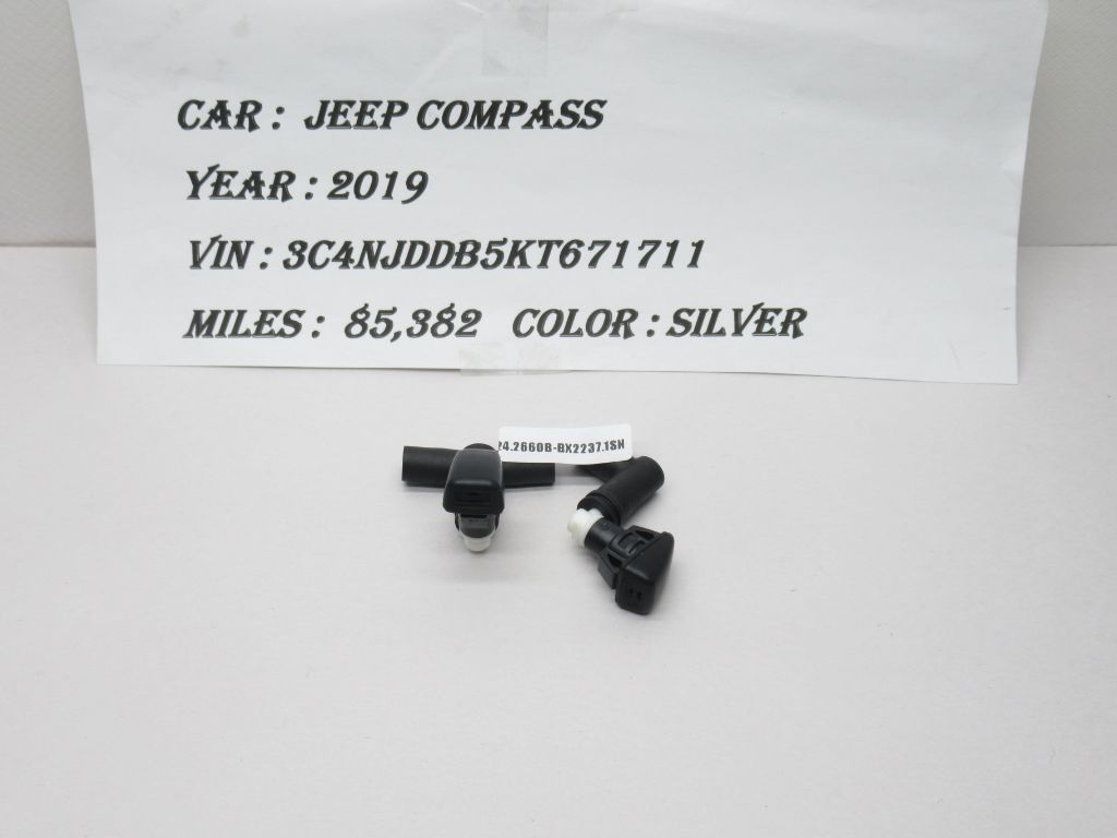 17-23 Jeep Compass Windshield Wiper Washer Nozzle Sprayer Jets 55112668AA OEM