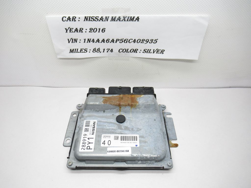 2016-2017 Nissan Maxima Engine Computer Module ECU ECM PCM NEC011-030 OEM