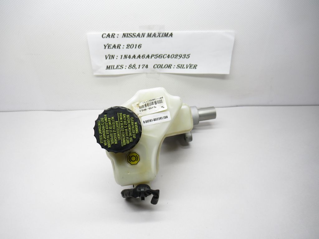 2016 - 2018 Nissan Maxima Altima Master Brake Cylinder Booster 46010-3TA0A OEM