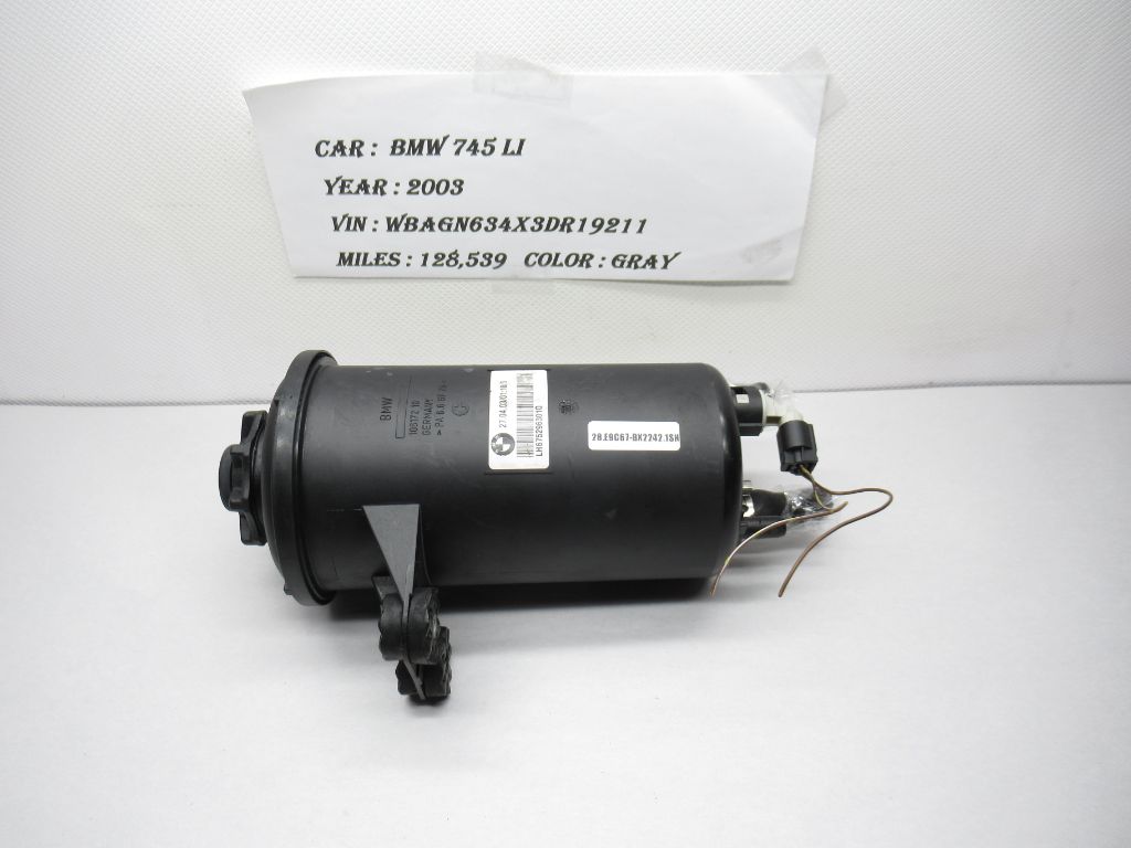 03 - 05 BMW 745Li Power Steering Fluid Tank Bottle Reservoir 10617210 OEM