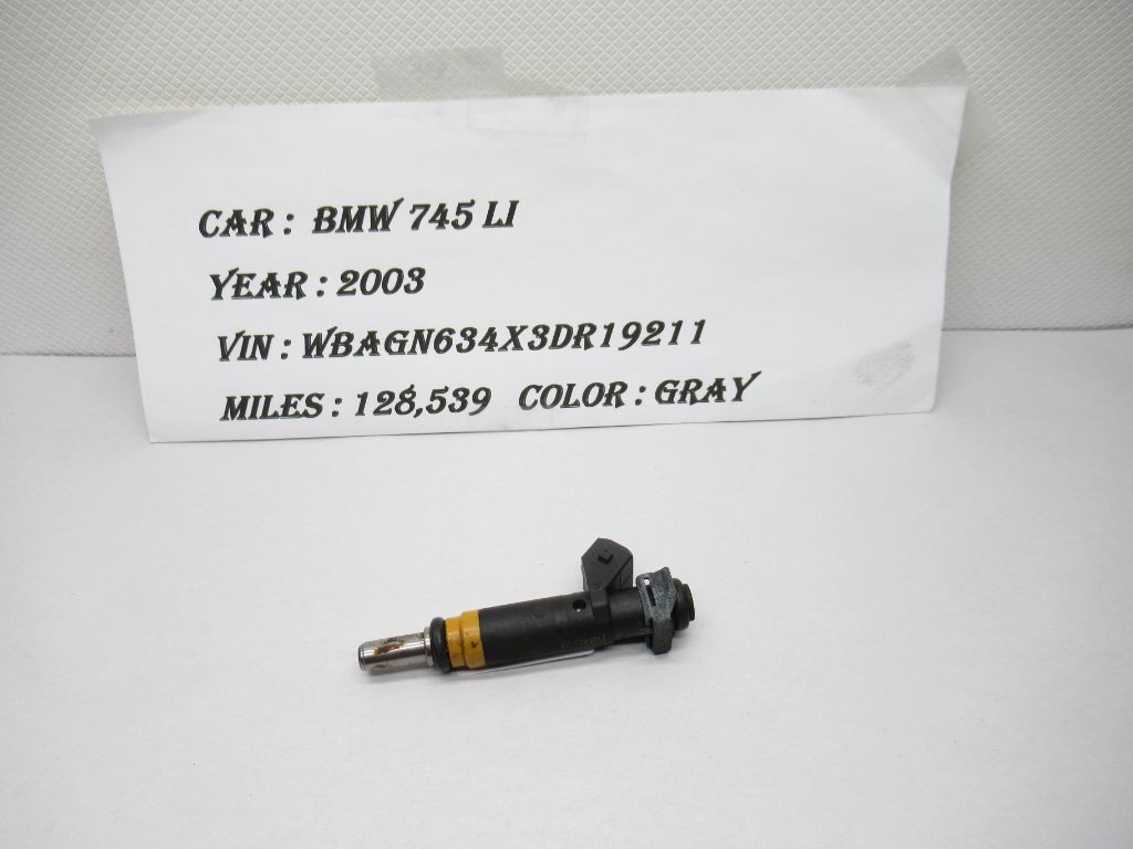 2002-2005 BMW 745 Li Engine Motor Fuel Injector Valve Nozzle Sprayer 7506924 OEM