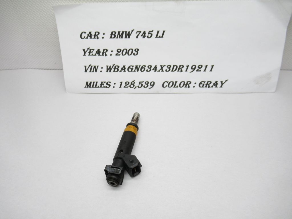 2002-2005 BMW 745 Li Engine Motor Fuel Injector Valve Nozzle Sprayer 7506924 OEM