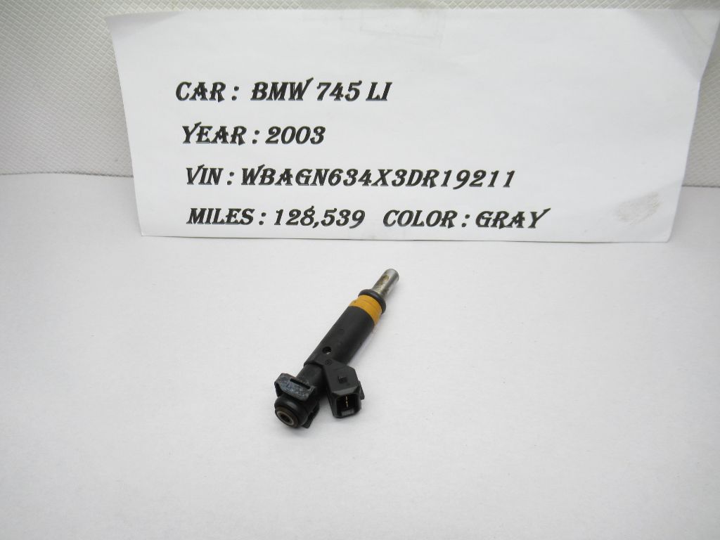2002-2005 BMW 745 Li Engine Motor Fuel Injector Valve Nozzle Sprayer 7506924 OEM