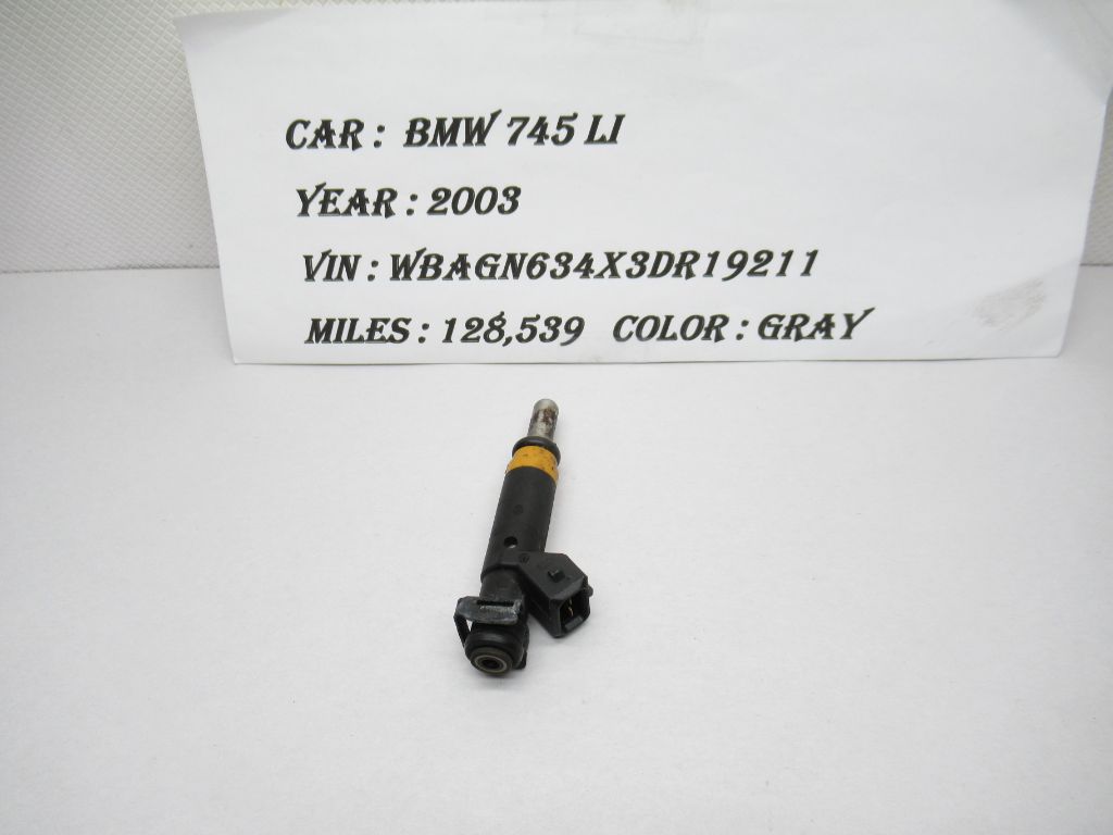 2002-2005 BMW 745 Li Engine Motor Fuel Injector Valve Nozzle Sprayer 7506924 OEM