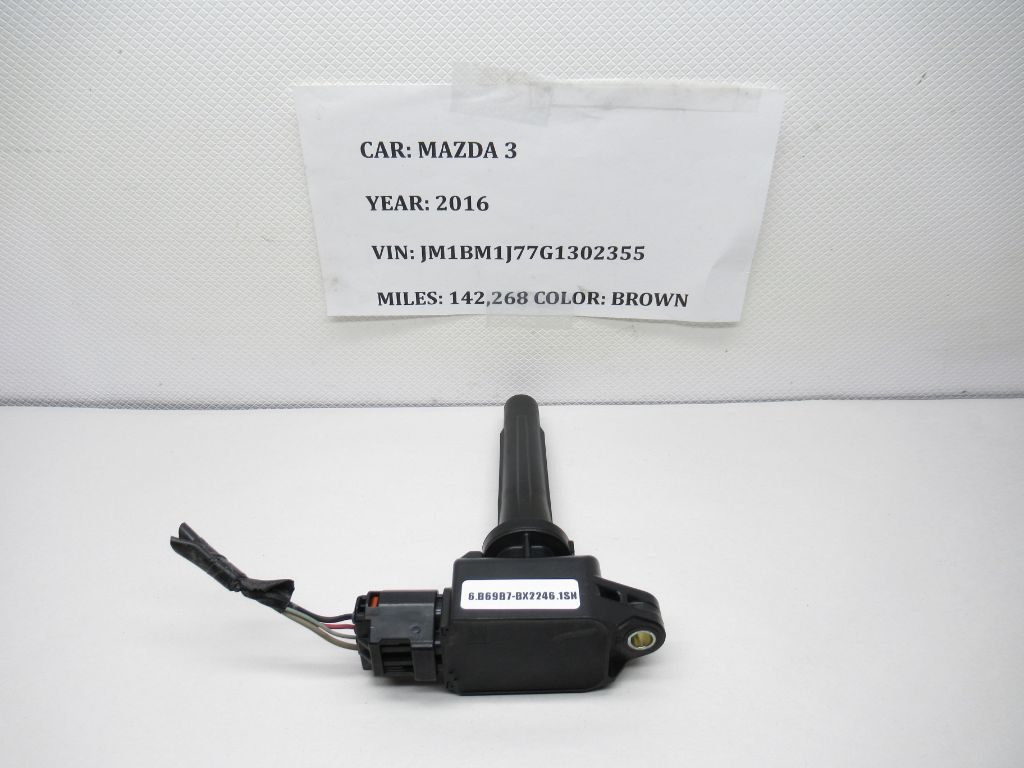 2014-2016 MAZDA 3 Engine Motor Igniter Ignition Coil Spark Plug PE2018100 OEM