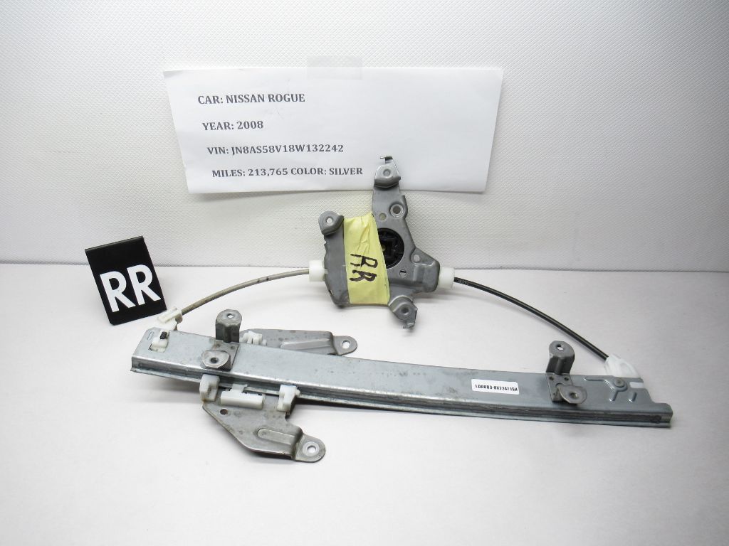 2008-2013  Nissan Rogue Right Rear Window Regulator Motor 80720-JM02B OEM