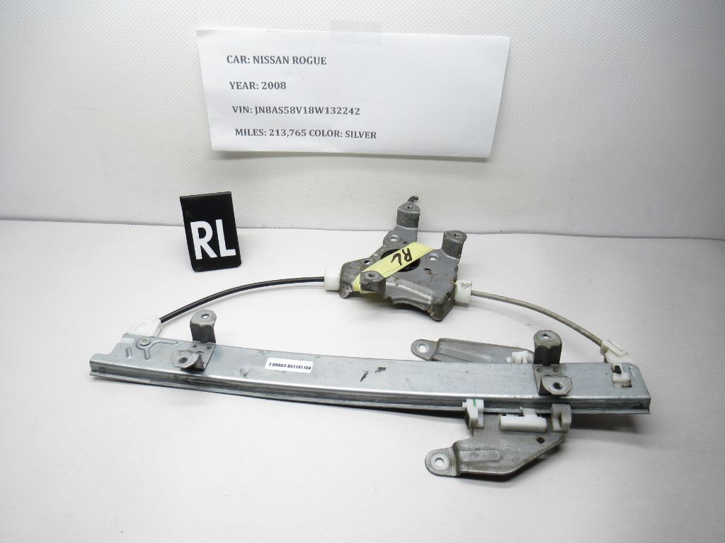 2008-2013 Nissan Rogue Left Rear Window Regulator Motor 82721-JM00A OEM