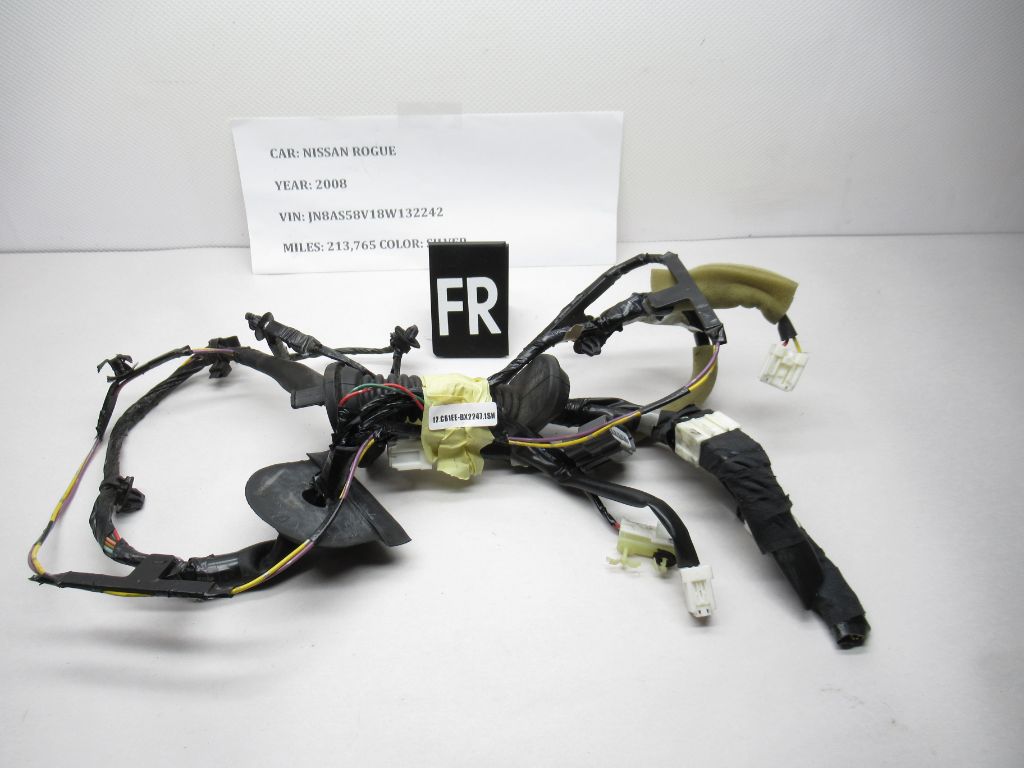 2008-2013 Nissan Rogue Right Front Door Wiring Harness 24124 JM00A OEM