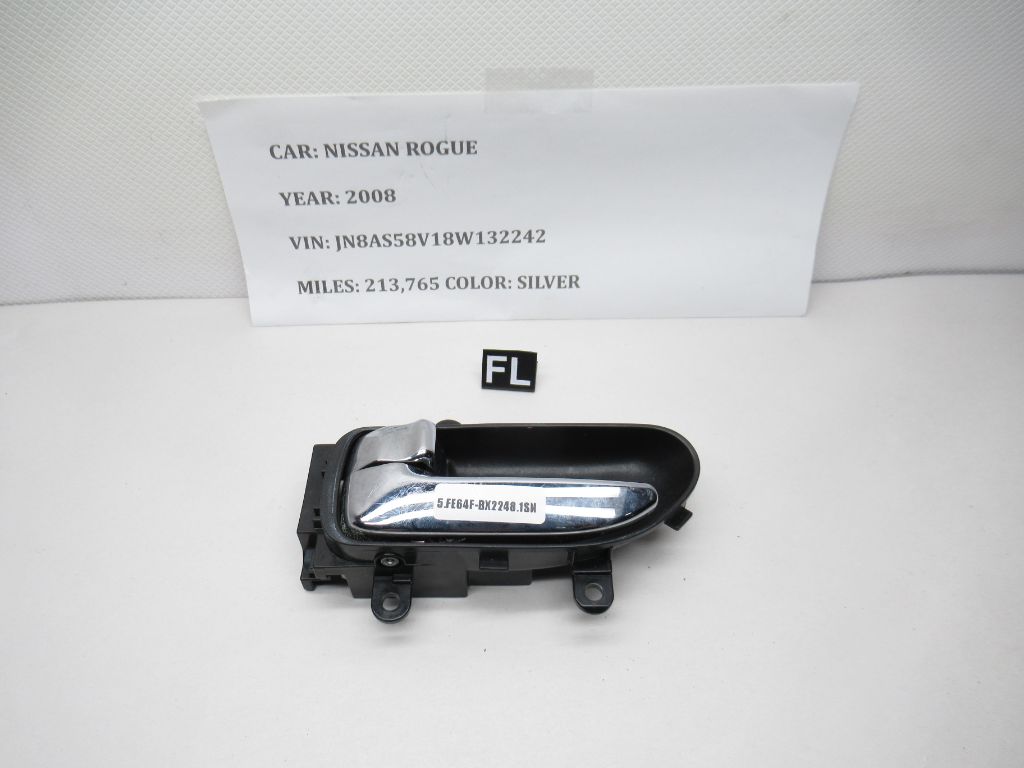 2008-2015 Nissan Rogue Left Front Interior Door Handle 80671-JM00A OEM