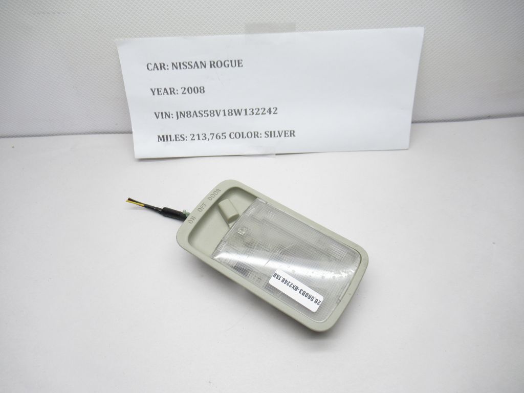 2008-2015 Nissan Rogue Upper Overhead Dome Light Lamp 26410-CC20D OEM