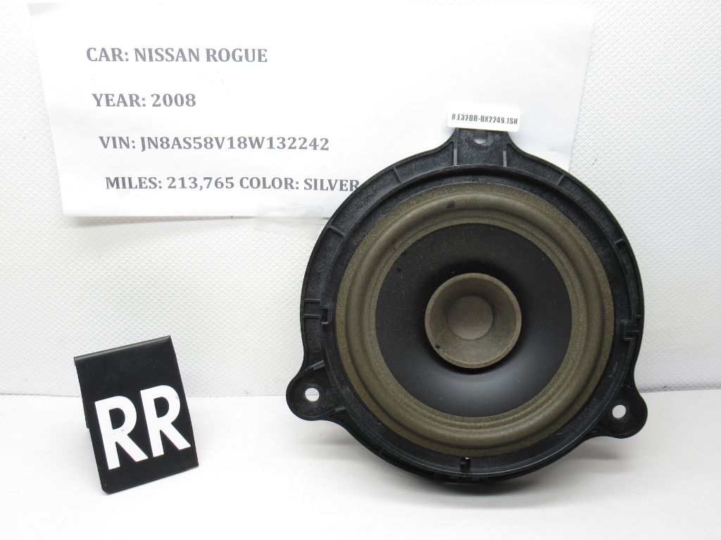 2008-2010 Nissan Rogue Rear Right Side Door Speaker 28156JM00A OEM