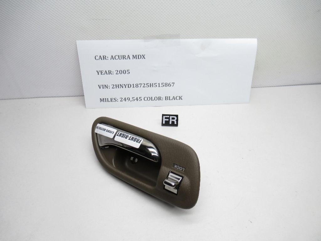 2003-2006 Acura MDX Right Front Inner Door Handle 72125-S3V-A52ZA OEM