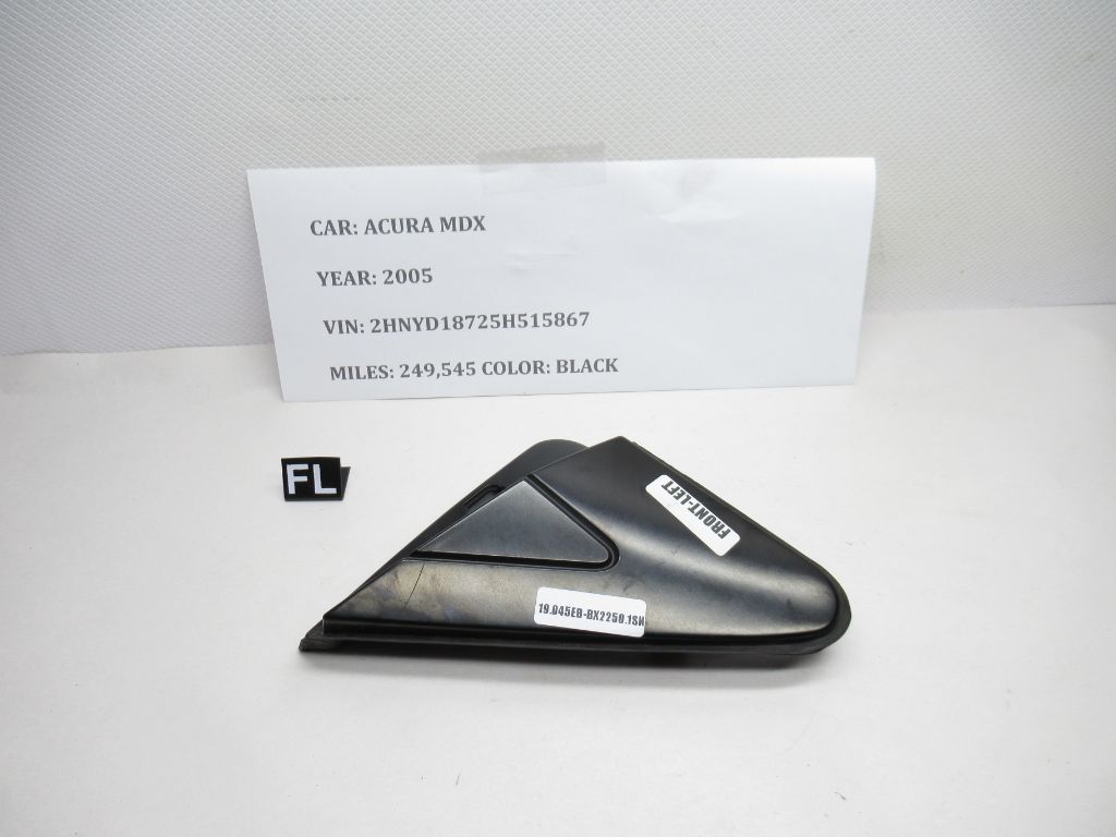 01-06 Acura MDX Front Left Door Exter. Mirror Garnish Trim Molding 75495S3V OEM