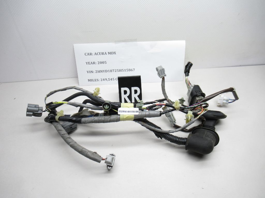 2001-2006 Acura MDX Right Rear Door Harness 32753-S3V-A013 OEM