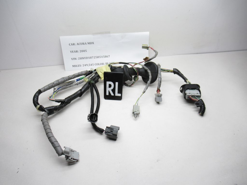 2001-2006 Acura MDX Left Rear Door Harness 32753-S3V-A013 OEM