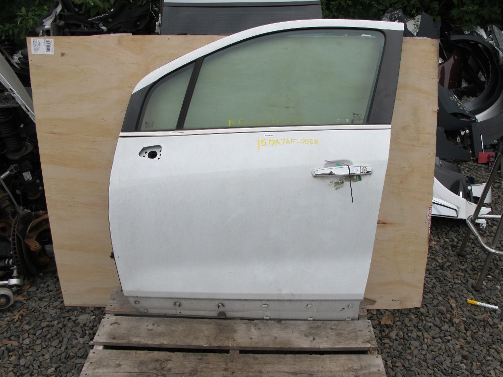 2013- 2022 Buick Encore Driver Side Left Front Door Shell White