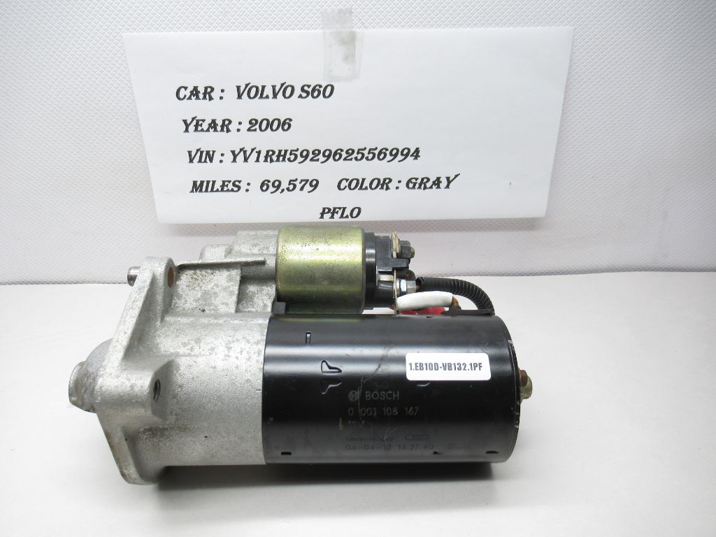 2003-2009 VOLVO S60 Engine Starter Motor 0001108167 OEM