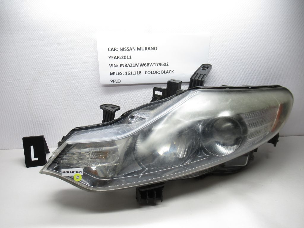 2010-2011 NISSAN MURANO Driver Left Headlight Halogen 26060-1AA0A OEM