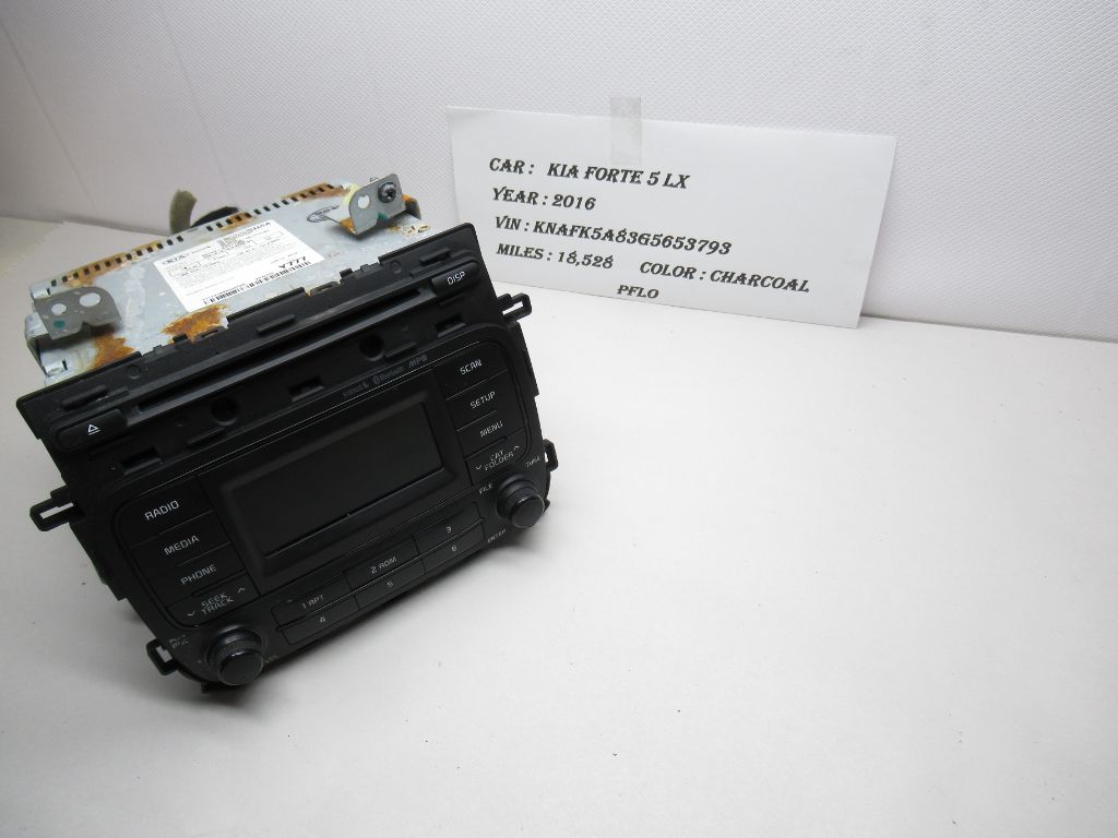 14- 16 Kia Forte Sirius Bluetooth Radio Cd MP3 Player 96170-A7771WK OEM