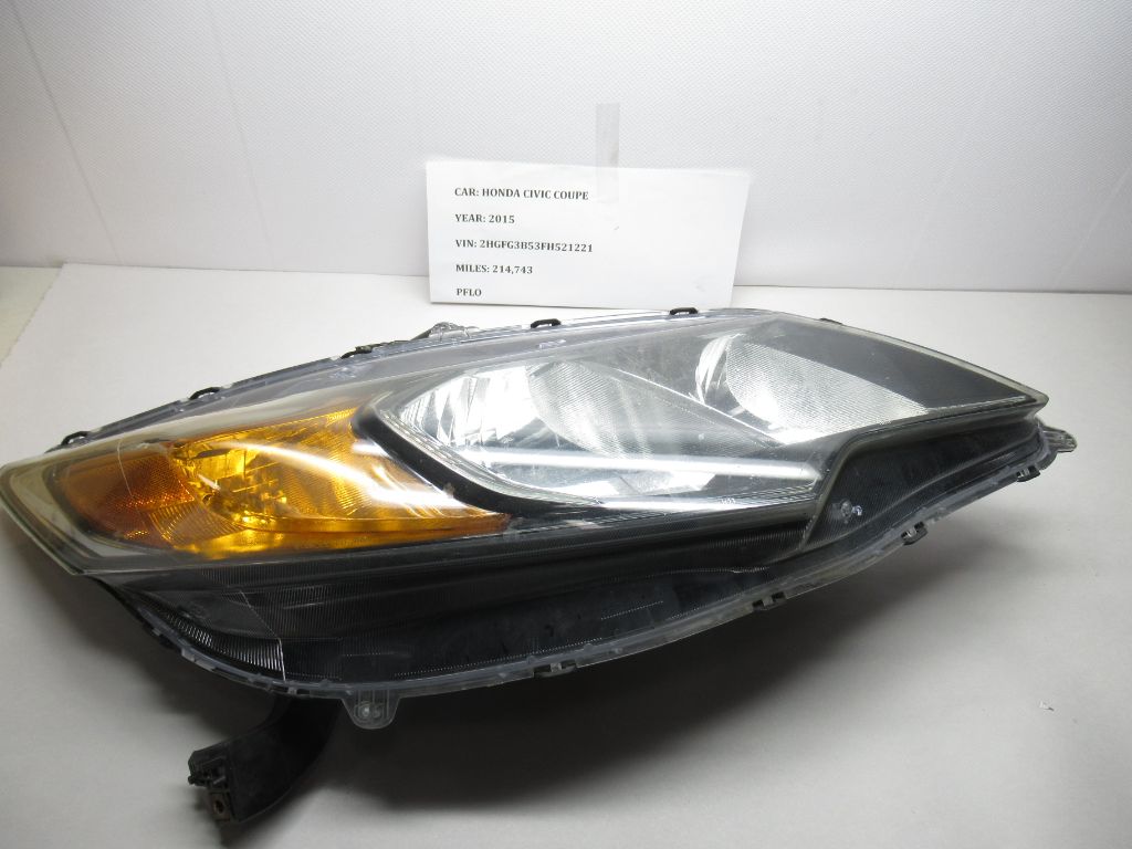 2013 - 2015 Honda Civic Right Passenger Side Headlight 33100TR0A51 OEM