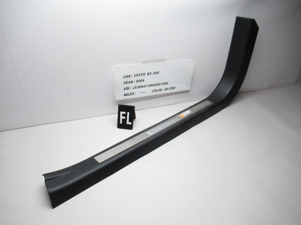 04-06 Lexus RX330 Side Door Sill Trim Plate FL 67910-48020 OEM