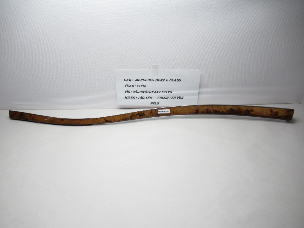 03-09 Mercedes E-Class Dash Molding Trim Panel Cover Bezel Wood A2116801271 OEM