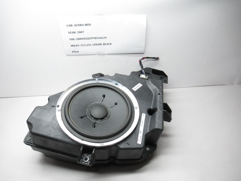 07-13 Acura MDX Rear Subwoofer Speaker 39120-STX-A41 OEM