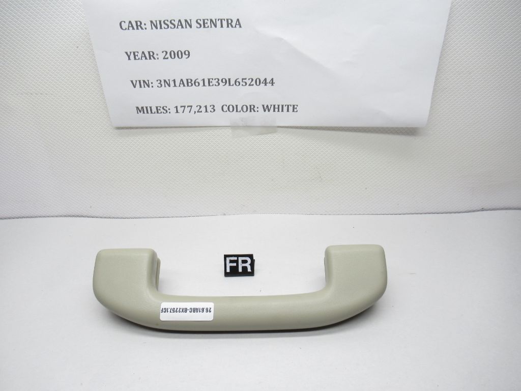 08-09 Nissan Sentra Front Right Interior Roof Selling Grab Handle 73940ZE80A OEM