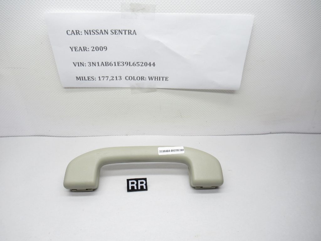 08-09 Nissan Sentra Rear Right Interior Roof Selling Grab Handle 73940ZE80A OEM