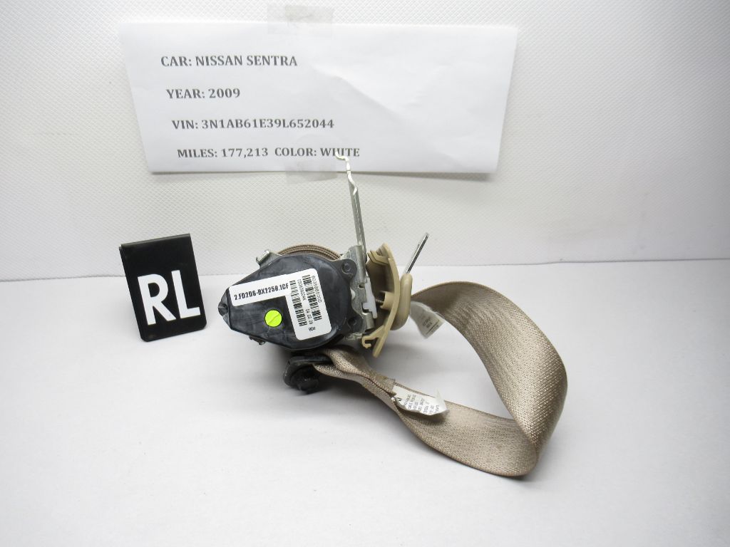 2007-2012 Nissan Sentra Left Rear Driver Side Seat Belt Retractor 603586500D OEM