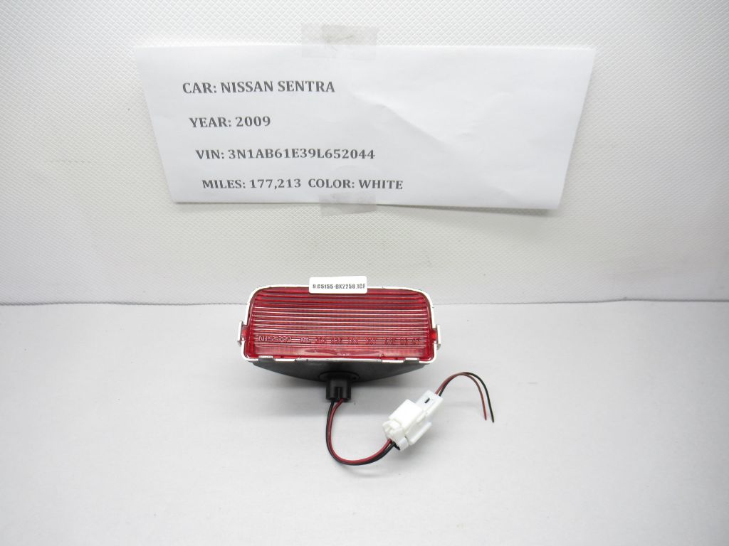 2007-12 Nissan Sentra High Mount 3RD Brake Light Stop Lamp Light 2DA 935 784 OEM