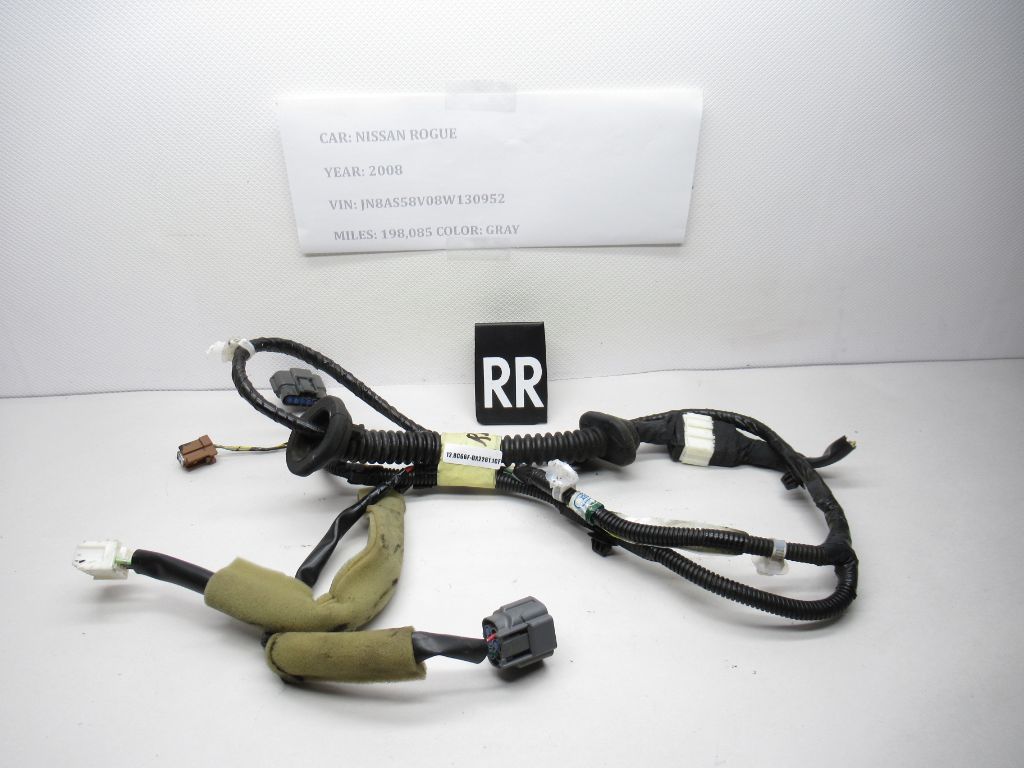 2008-2013 Nissan Rogue Rear Right Side Door Harness Wiring Wire 24126 jm00b OEM